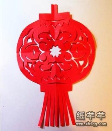 【灯笼剪纸】教程步骤图解