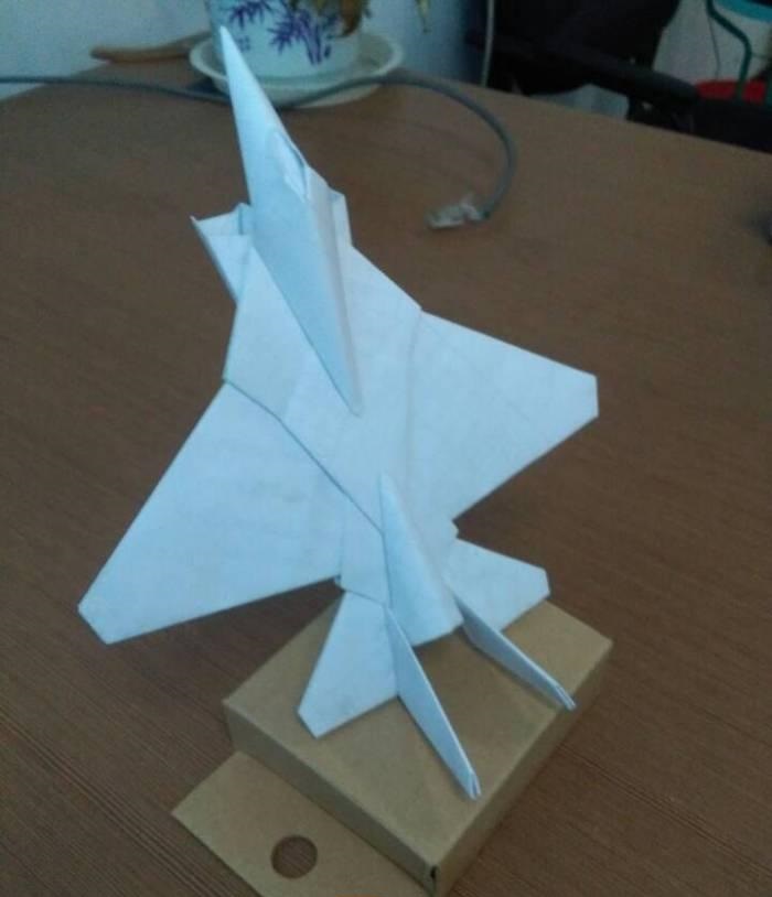 亲子手工【组合飞机折纸】模型教程