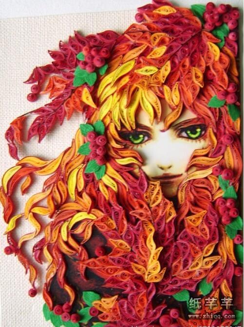 【人物肖像】衍纸作品欣赏