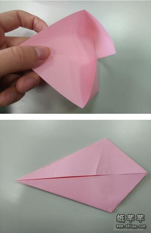 【小公鸡】折纸图解