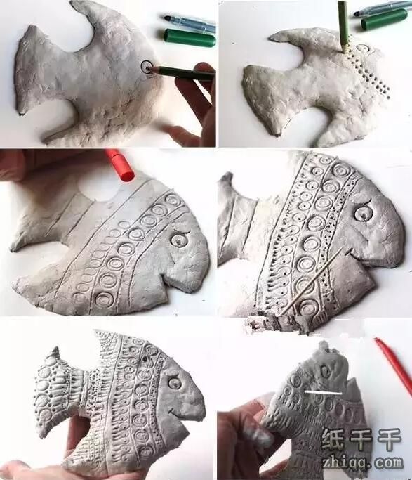 橡皮泥【模板鱼】手工制作教程