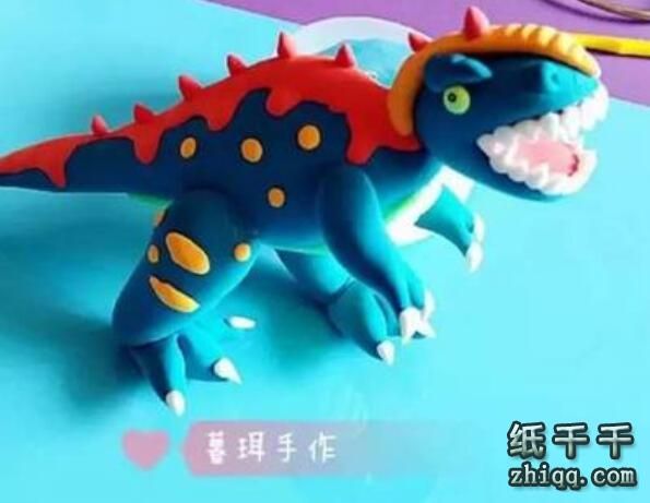 橡皮泥手工diy制作【霸王龙】