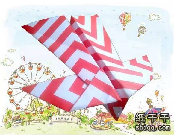 【纸飞机苏珊】折法-吉尼斯世界纪录69.14米
