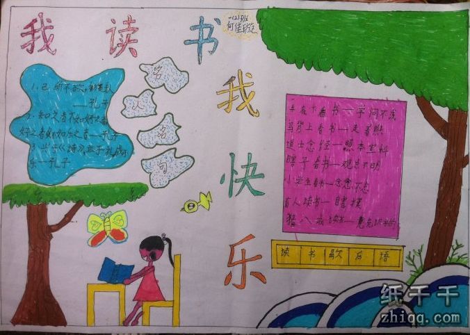 阅读手抄报简单又漂亮