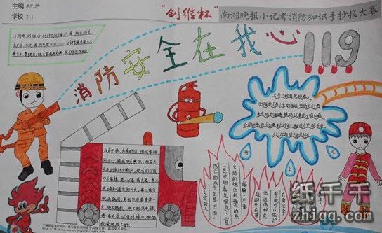 消防安全手抄报一等奖