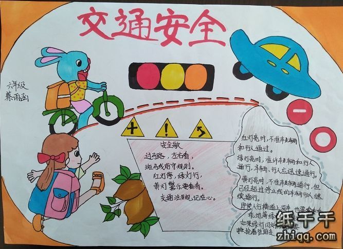 文明出行从我做起手抄报内容