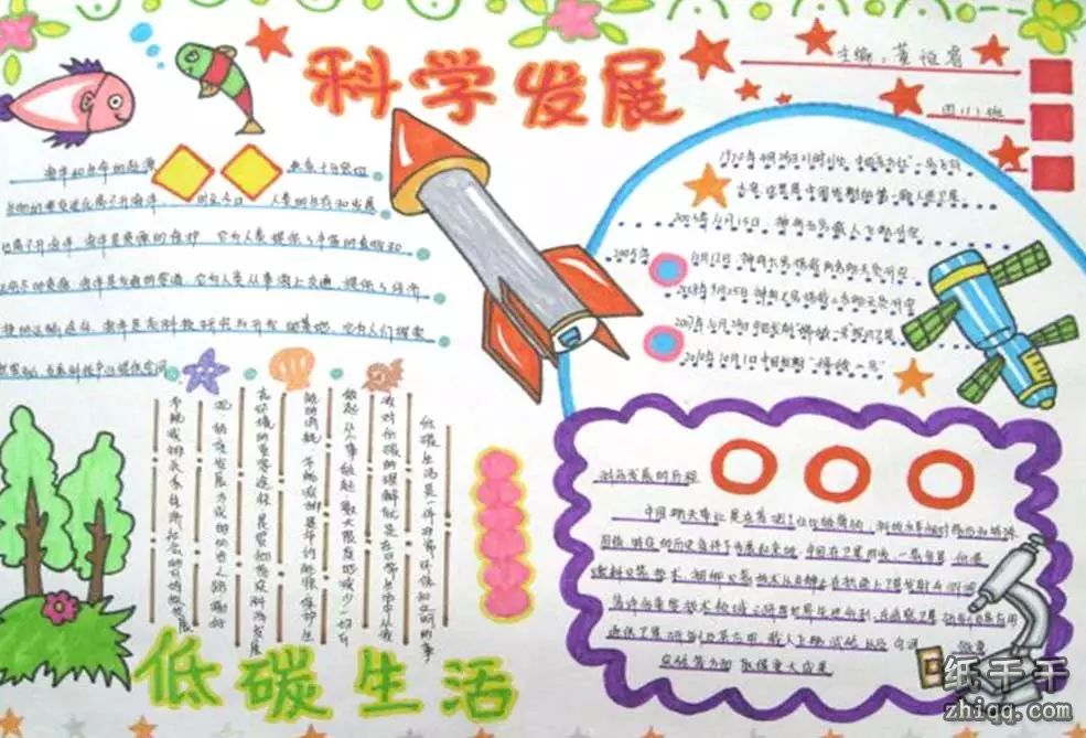 科学手抄报图片简单又漂亮-纸千千