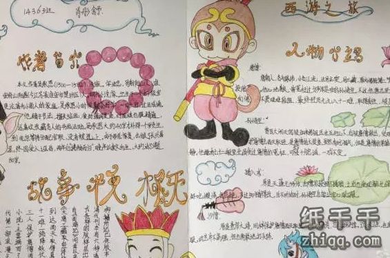关于西游记手抄报内容