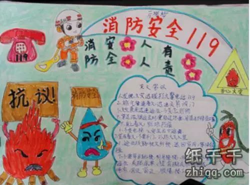 校园燃气安全手抄报