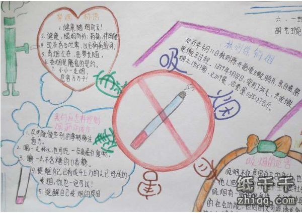 关于禁烟手抄报资料